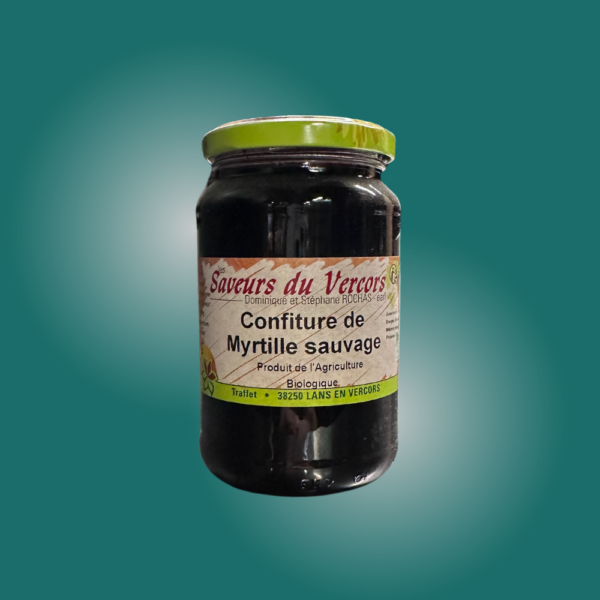 CONFITURE DE MYRTILLE SAUVAGE(430g) BIO