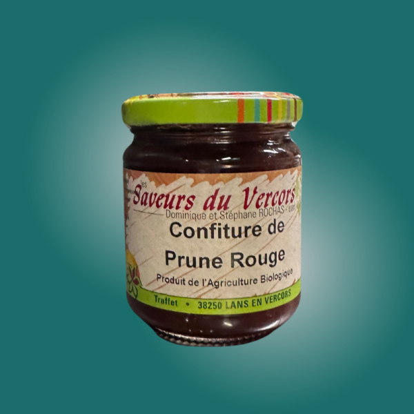 CONFITURE DE PRUNE ROUGE (220g) BIO