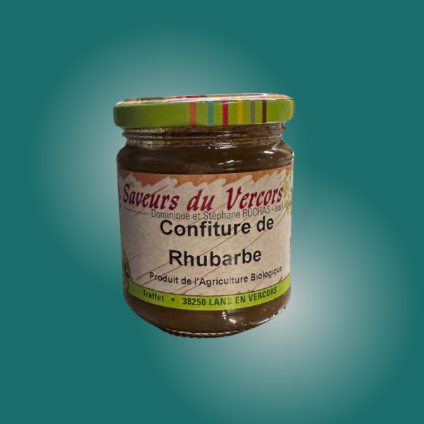 CONFITURE DE RHUBARBE (220g) BIO