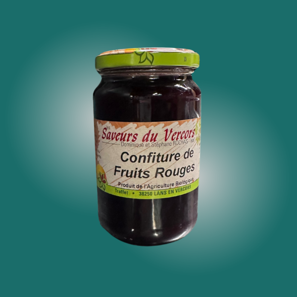 CONFITURE DE FRUITS ROUGES (430g) BIO